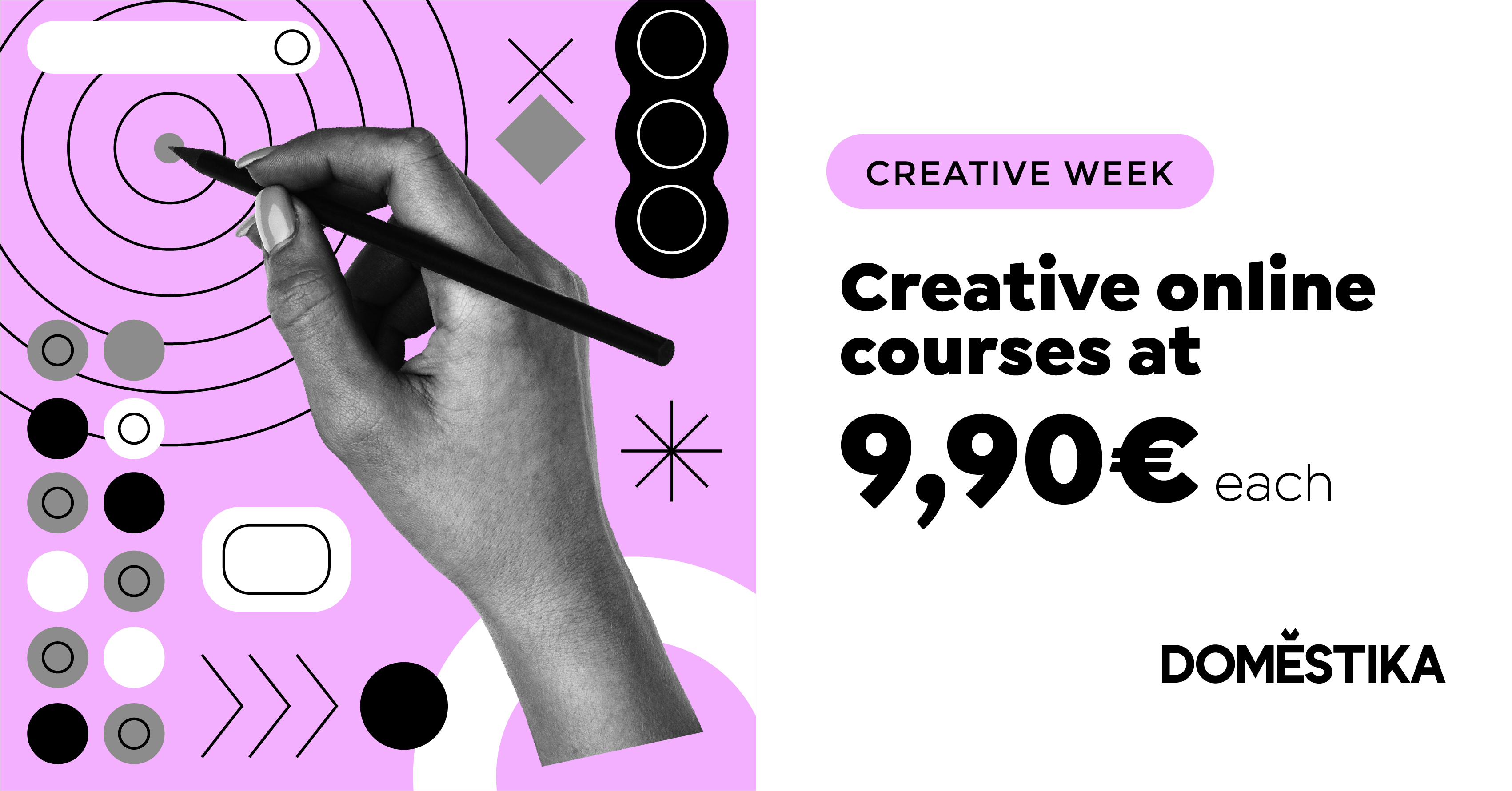 Domestika Creative Week — Creative online courses at 9,90€