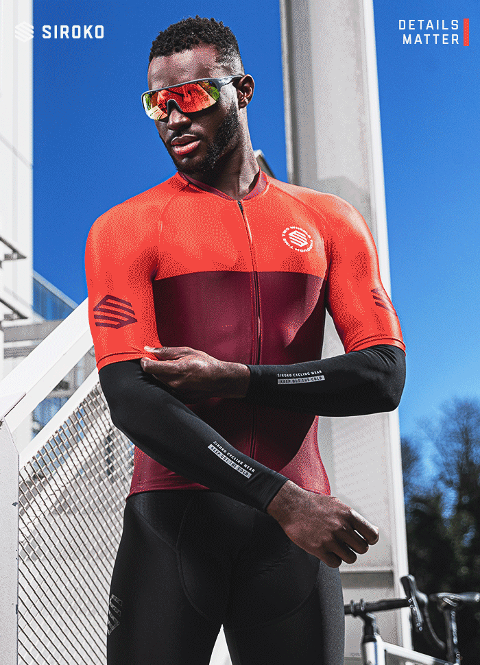 Editorial Siroko — ciclista en maillot rojo, Details Matter