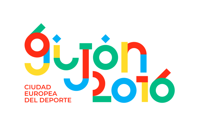 Logotipo Gijón 2016 — Ciudad Europea del Deporte